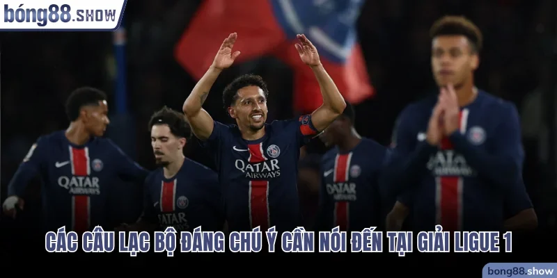 Các câu lạc bộ đáng chú ý cần nói đến tại giải Ligue 1