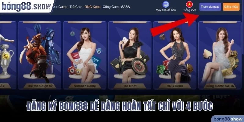 đăng ký Bong88