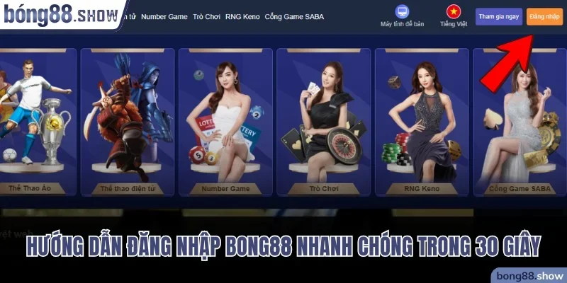 Đăng nhập Bong88