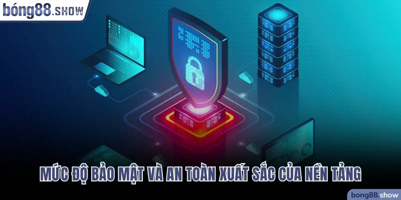 Mức độ bảo mật và an toàn xuất sắc của nền tảng